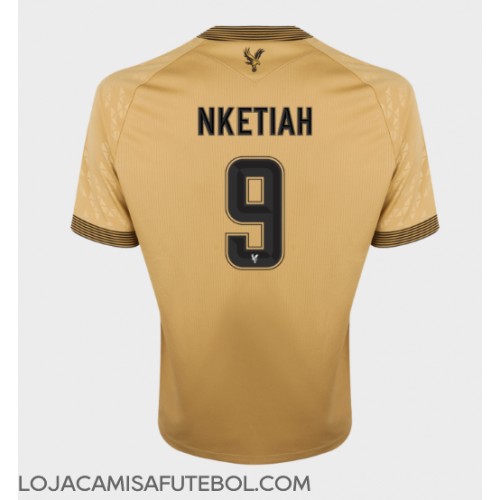 Camisa de Futebol Crystal Palace Eddie Nketiah #9 Equipamento Secundário 2025-26 Manga Curta